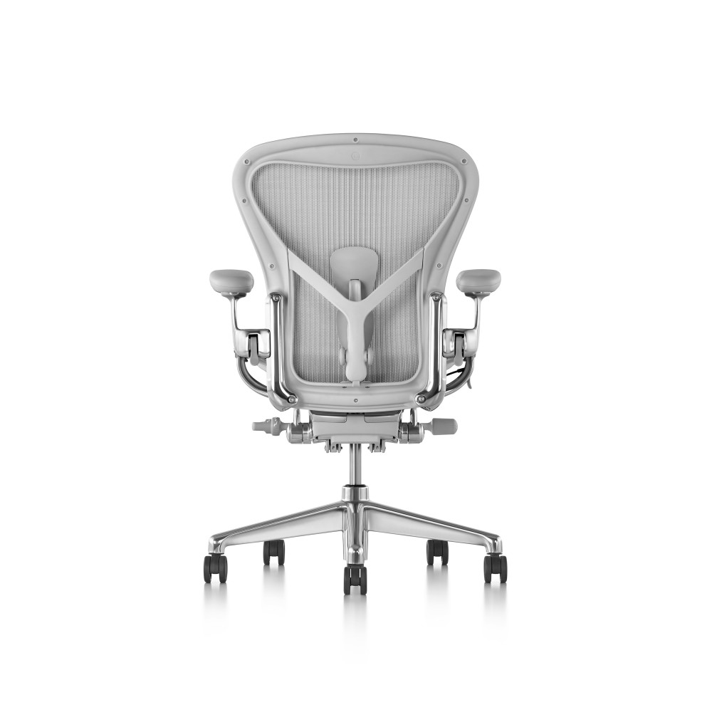2025 Aeron Remastered - Silla de oficina tamaño B, acabado satinado mineral