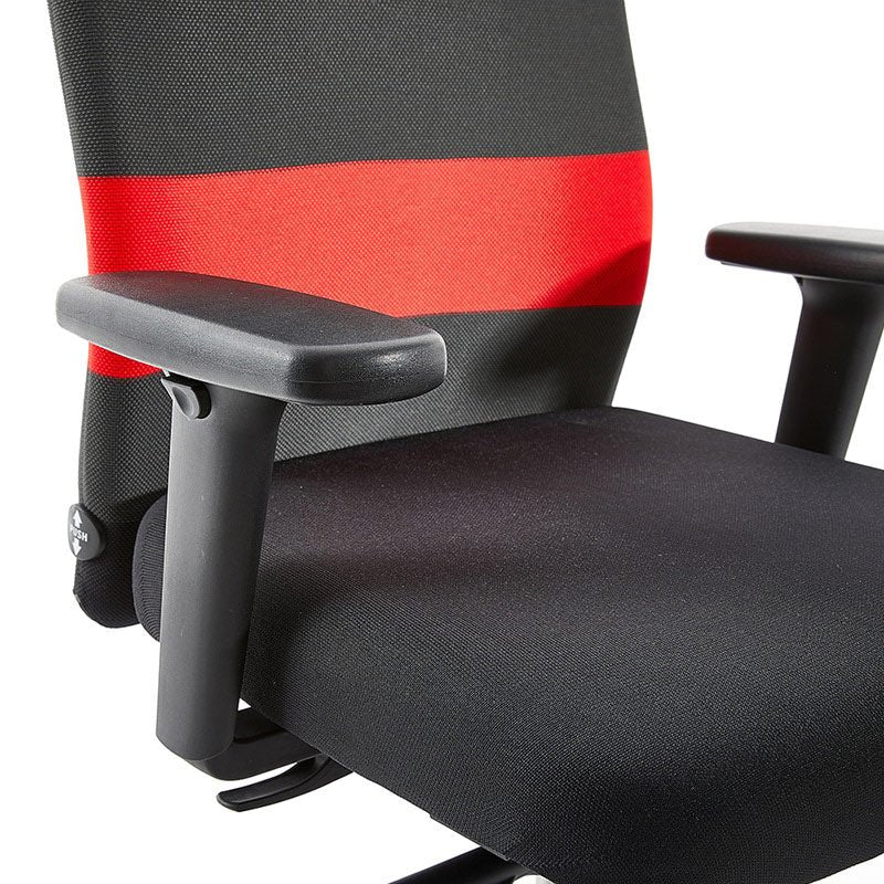2025 Silla de Oficina Ergonómica Agilis AG10 EL SALVADOR DE ESPALDA con Bandas de Colores – Configurable