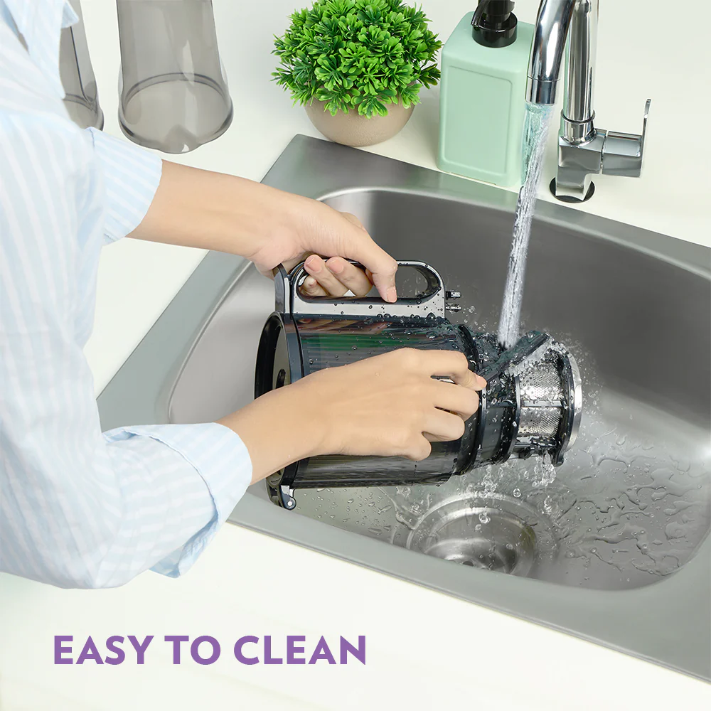 2025 Extractor de jugos Borosil Vita Rich Slow Juicer