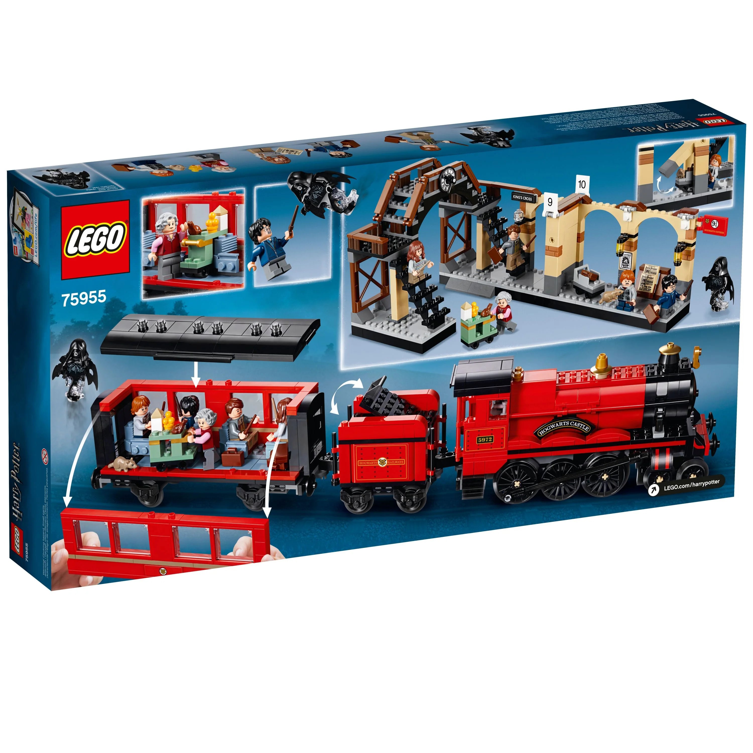 LEGO Harry Potter Expreso de Hogwarts 75955 – Set de Construcción de Tren de Juguete