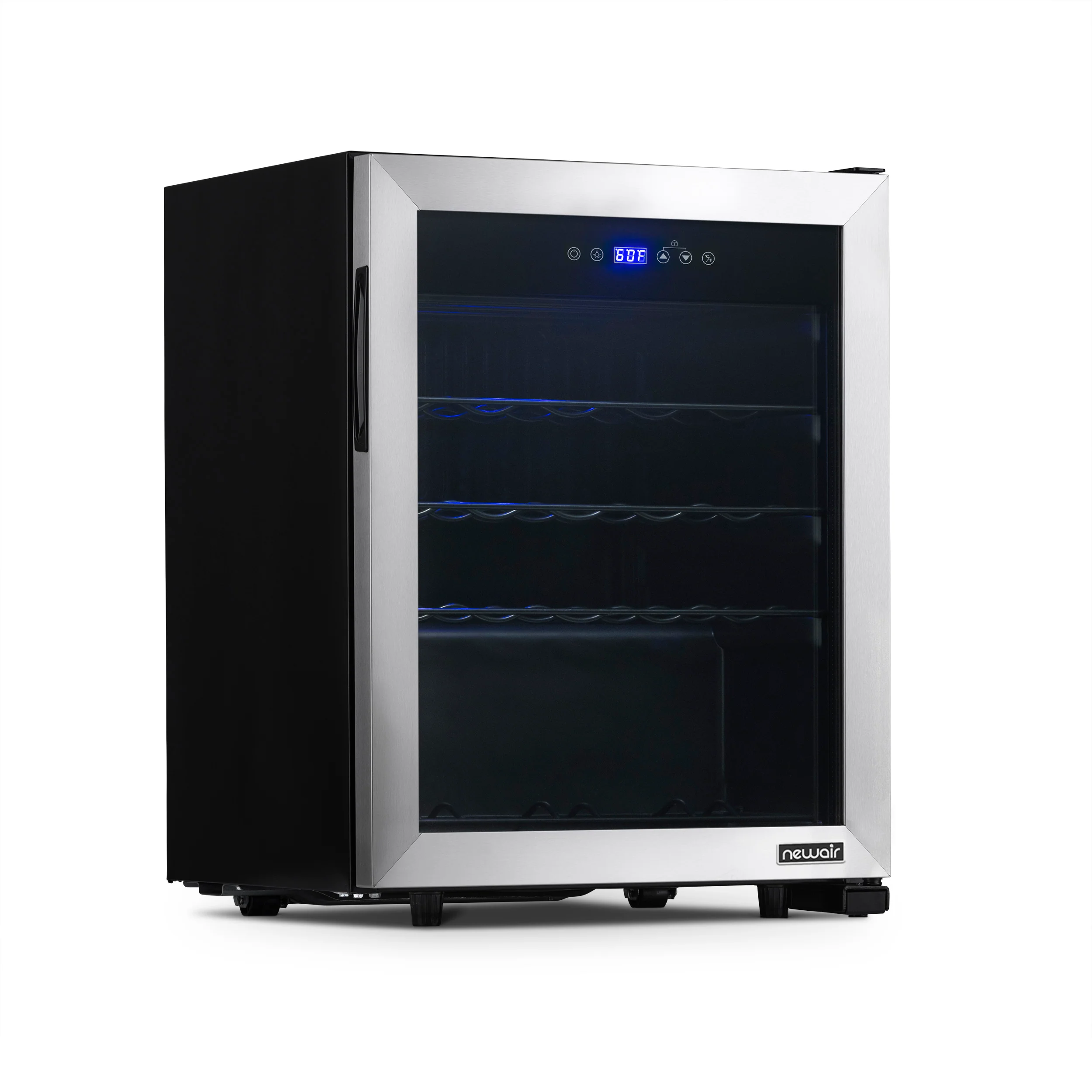 2025 Refrigerador de Vinos Independiente Newair® de Acero Inoxidable – 23 Botellas – 18,9