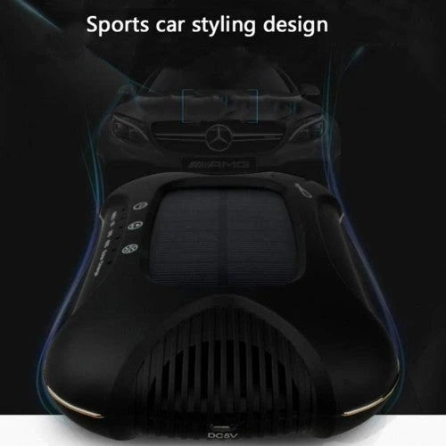 MAG.AL Purificador de Aire para Auto con Difusor de Aromas, Nebulización Automática, Eliminador de PM 2.5, Humidificador de Aire Fresco y Puerto USB con Filtro HEPA, Color Blanco