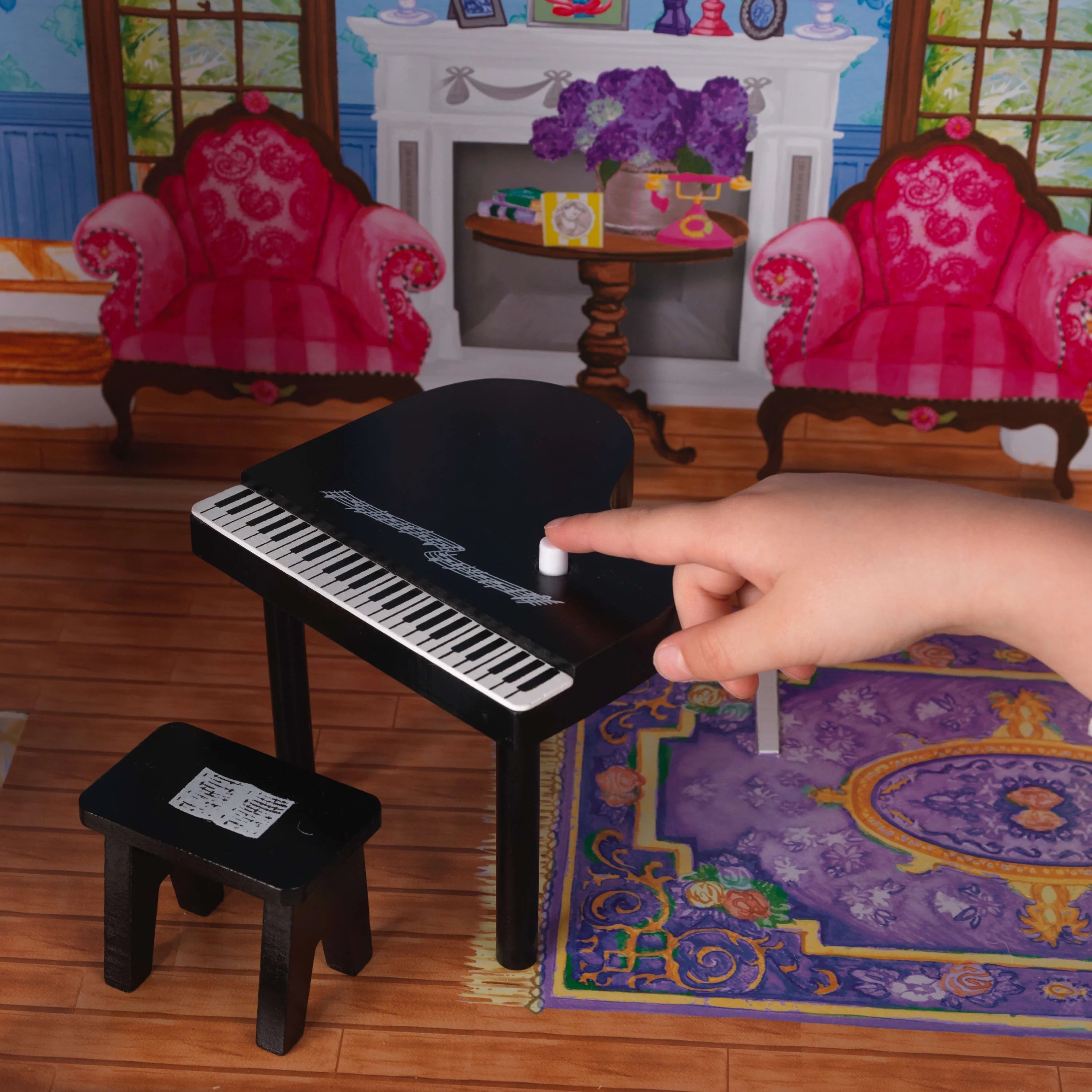 Casa de Muñecas de Madera KidKraft My Dreamy con 14 Accesorios