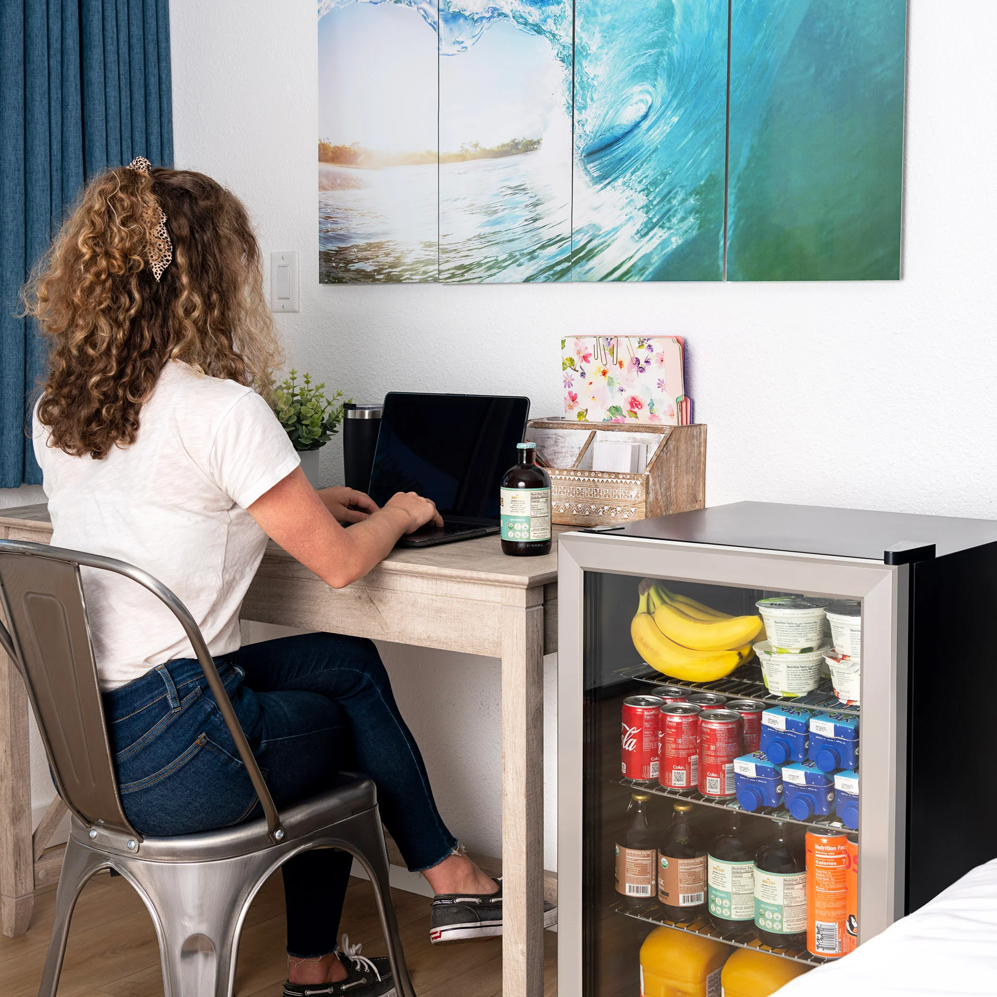 2025 Newair® Refrigerador de Bebidas Independiente de Acero Inoxidable – 126 Latas – 18,9