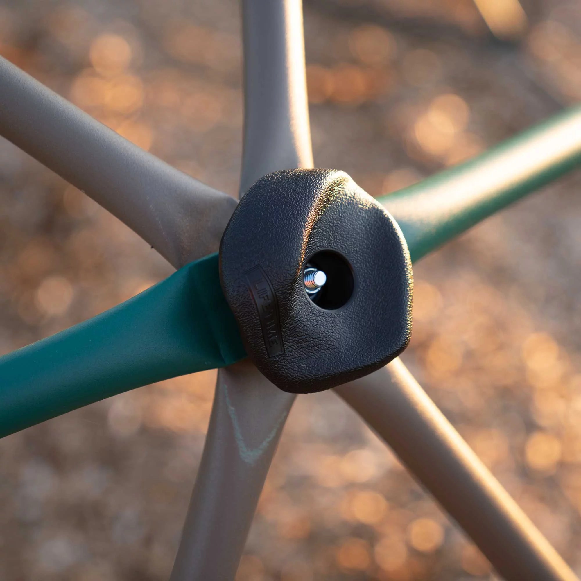 Lifetime Cúpula para Escalar al Aire Libre para Niños, 5 pies de Alto x 10 pies de Ancho con Dosel, Verde y Marrón (90612)