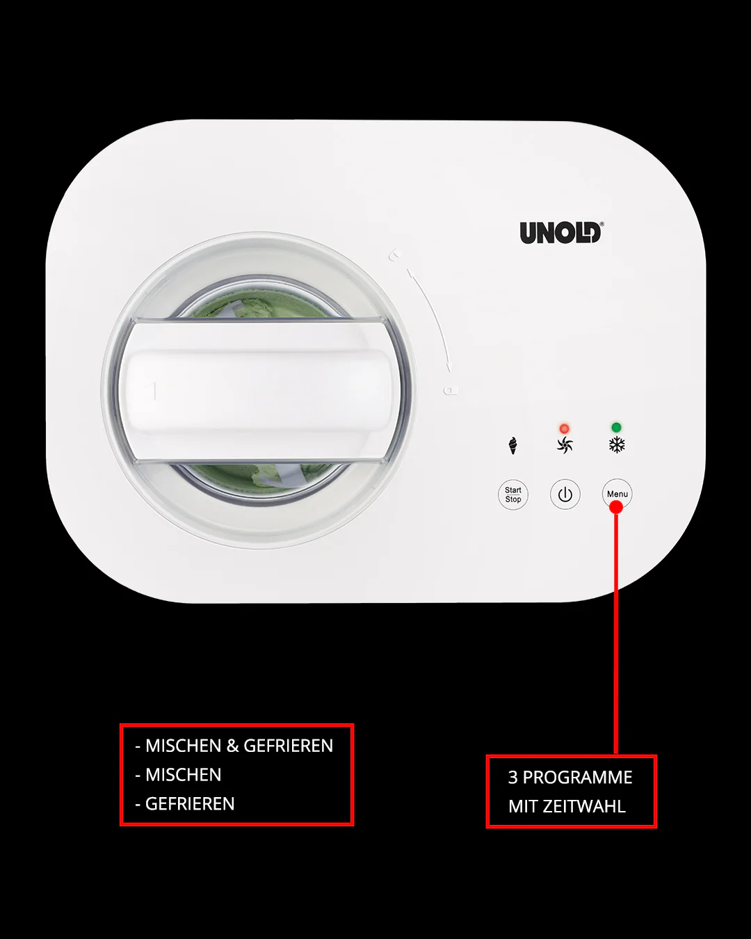 2025 Máquina para hacer sorbetes Snow con libro de recetas 1 L