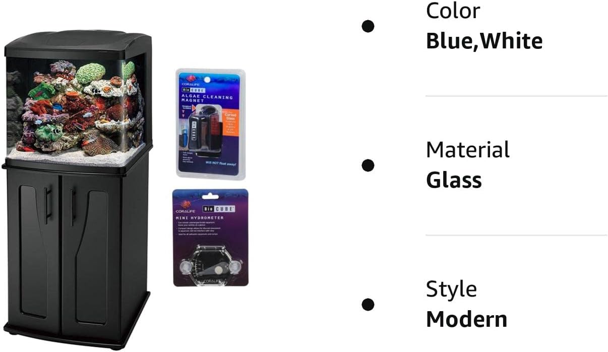 Kits de Acuarios LED y Combinados (Kit de Acuario de 32 Galones con Soporte)