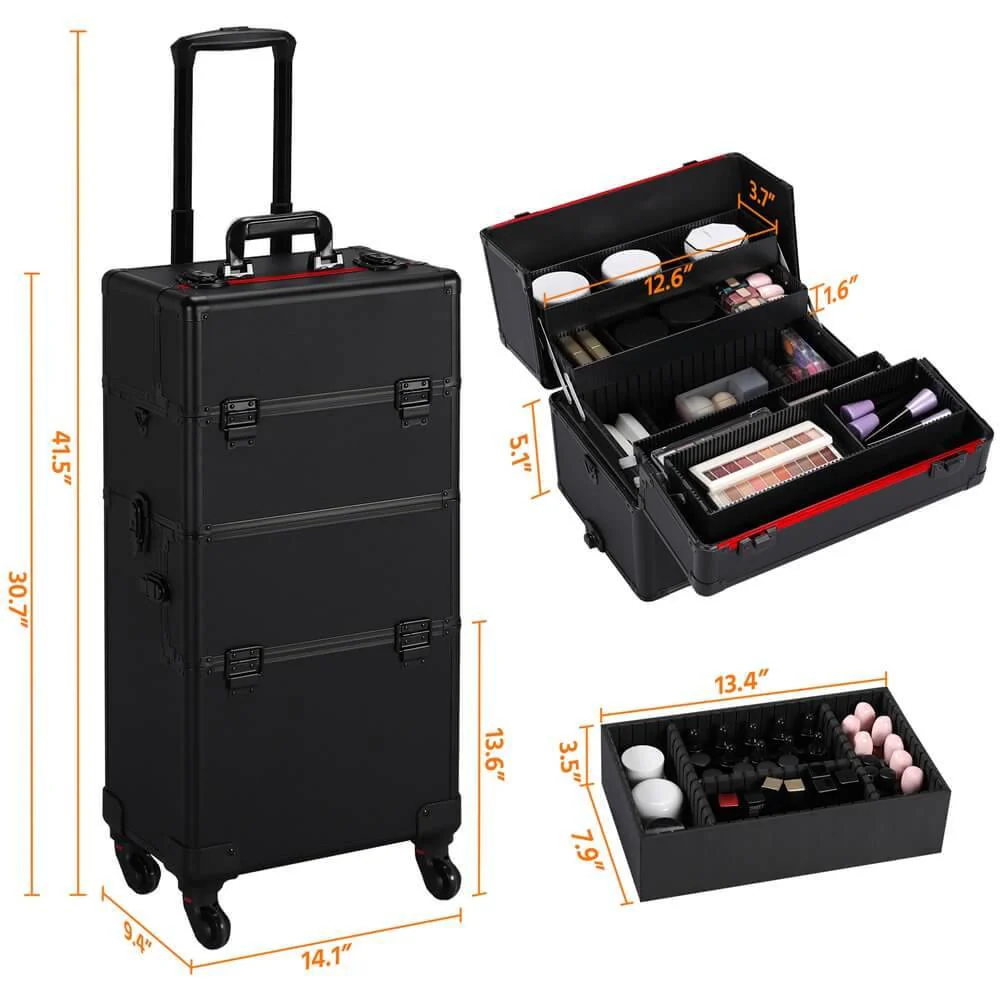 Maleta de Maquillaje Yaheetech 3 en 1