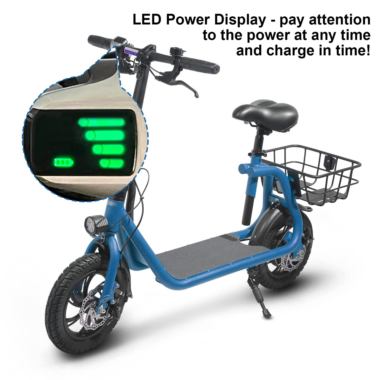 2025 SEHOMY Scooter Eléctrico Portátil y Ligero
