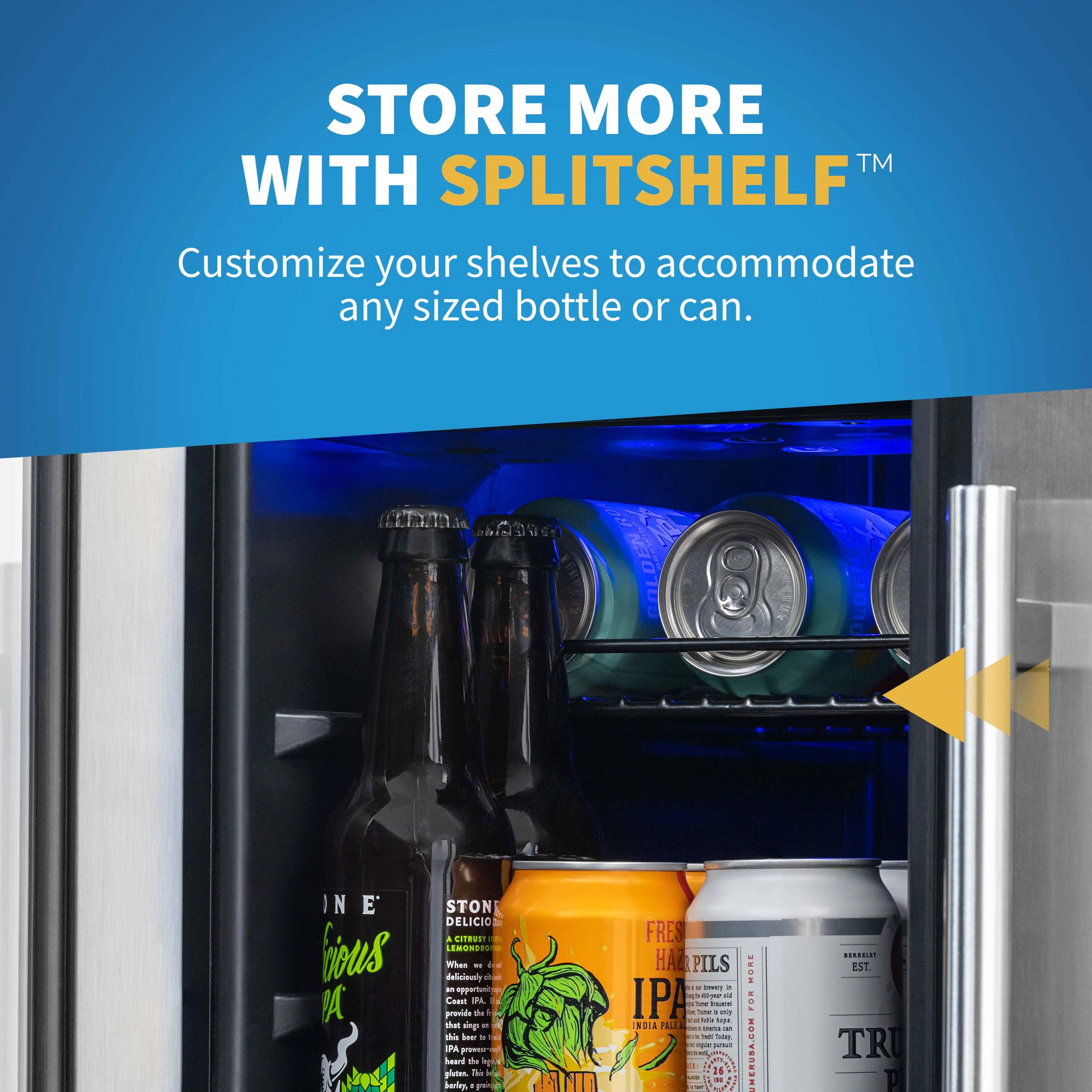 2025 Newair® Refrigerador Premium para Bebidas Empotrable de Doble Zona – 58 Latas y 18 Botellas – 24