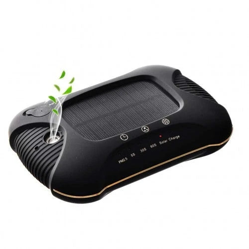 MAG.AL Purificador de Aire para Auto con Difusor de Aromas, Nebulización Automática, Eliminador de PM 2.5, Humidificador de Aire Fresco y Puerto USB con Filtro HEPA, Color Blanco