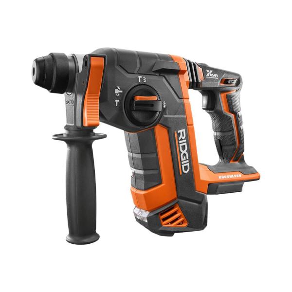 2025 Martillo Rotatorio Cordless Brushless 18 Voltios OCTANE SDS-Plus 1 pulgada (Solo Herramienta) R86711B de RIDGID