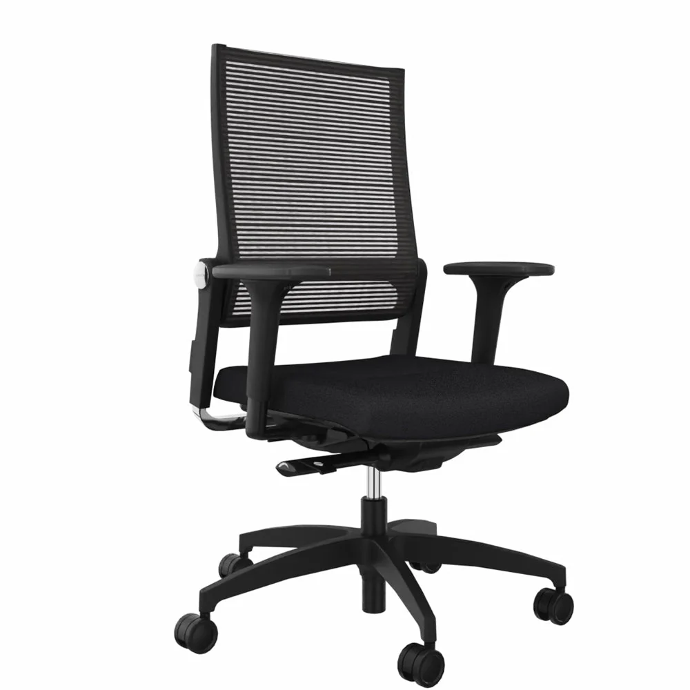 2025 Silla de Oficina Ergonómica Dauphin LORDO FLEX LO 3017_SLP | Respaldo de Malla | Negra
