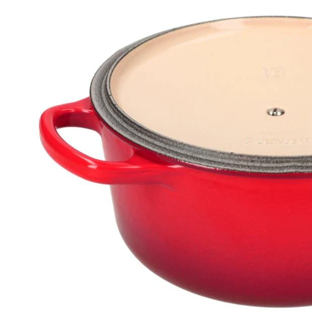 2025 Le Creuset - Sartén para asar / cazuela Signature redonda Cereza 24 cm 4,2 l