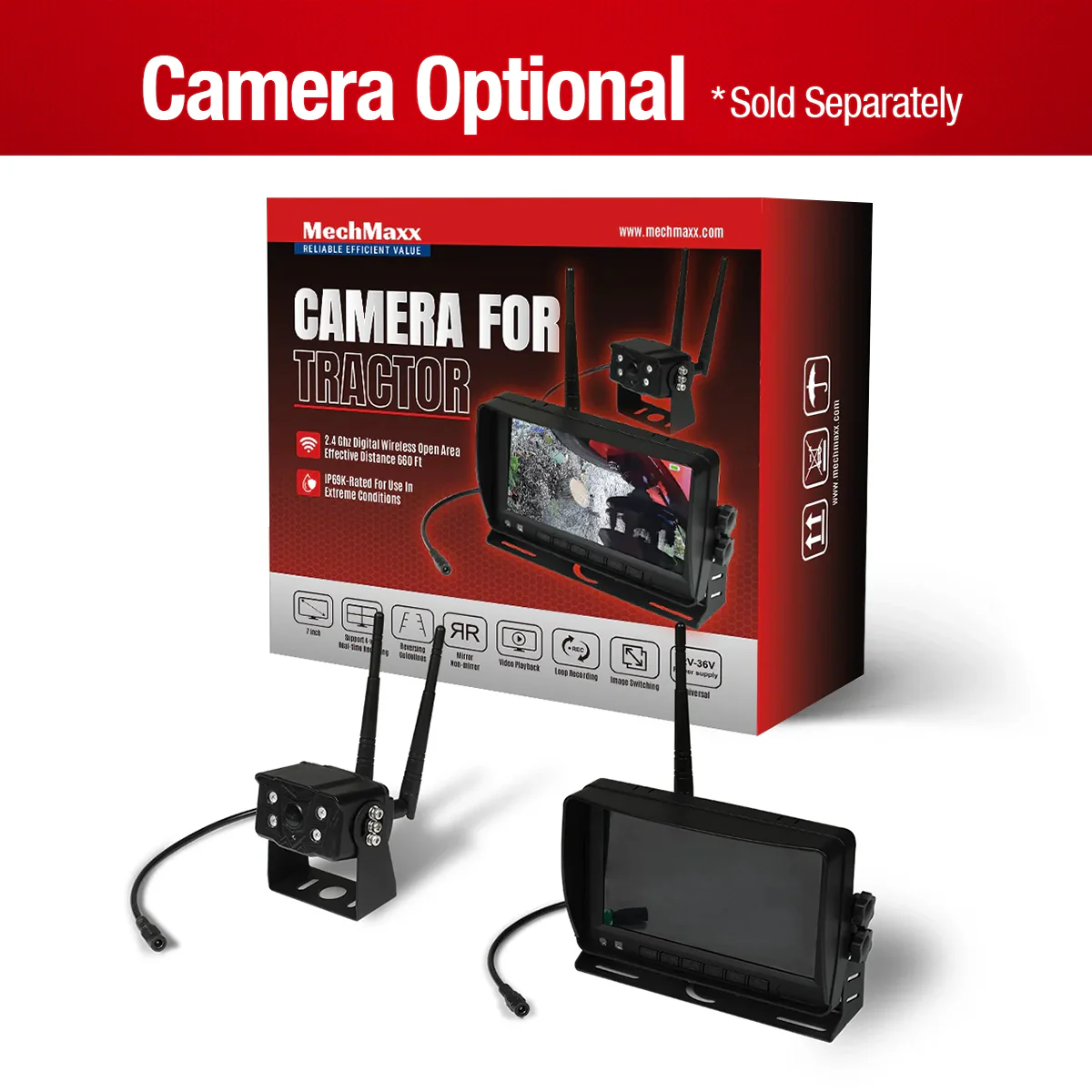 2025 Trituradora de Tocones MechMaxx SG24 – Enganche de 3 Puntos PTO con 34 Dientes de Carburo + Eje PTO Incluido