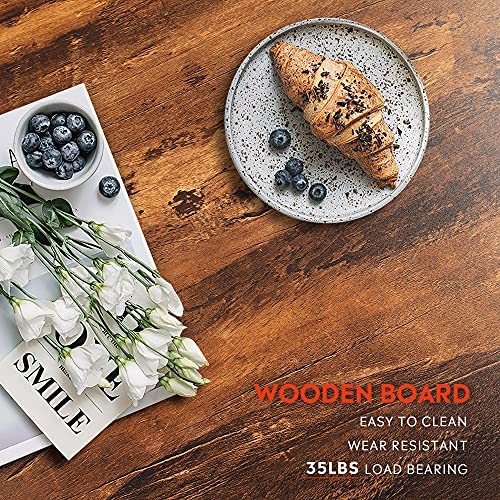 Mesa de Centro WLIVE con Tapa Elevable, Compartimento Oculto y Estante de Almacenamiento Ajustable