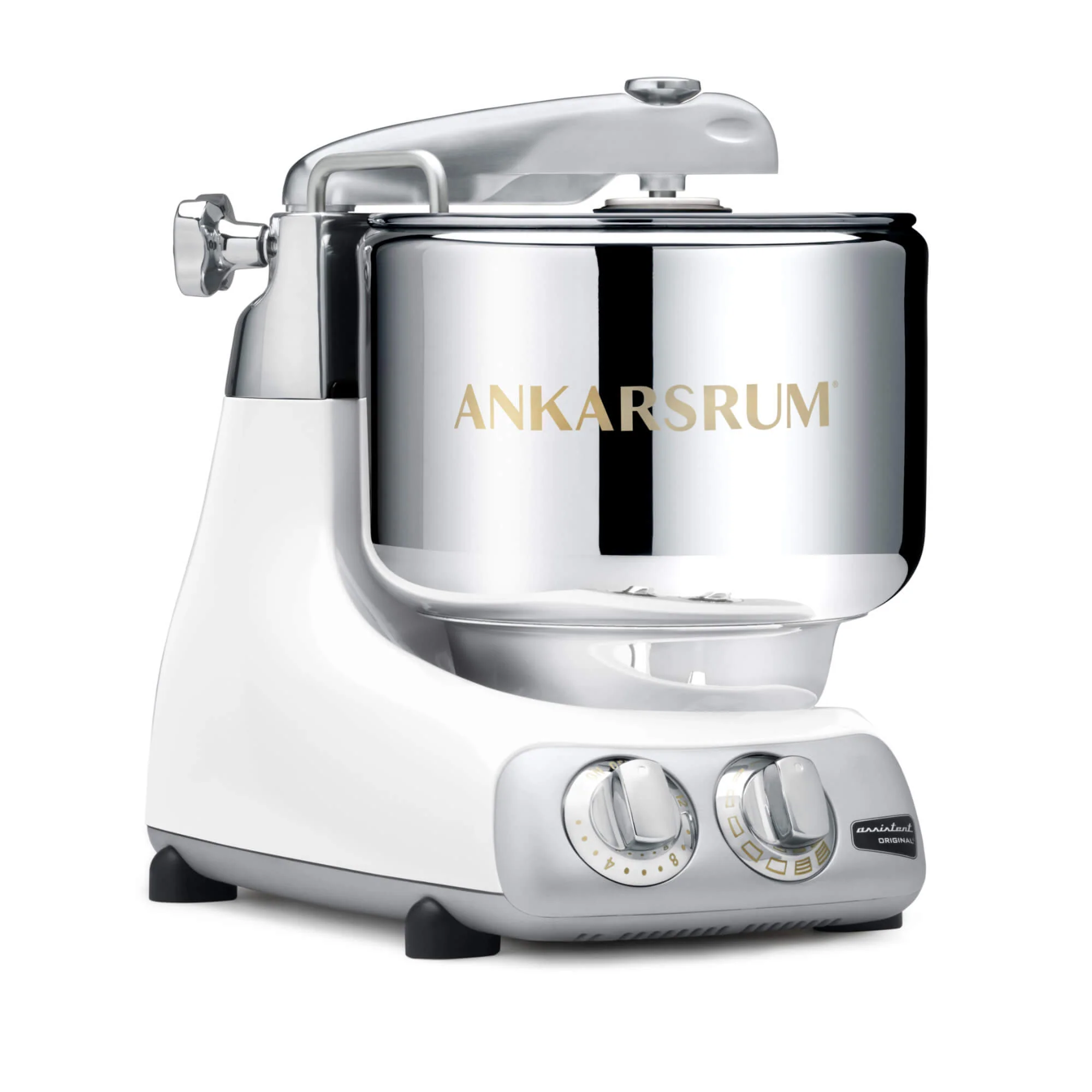 2025 Ankarsrum Assistent Original 6230 – robot de cocina multifunción potente con diseño retro, bol de acero inoxidable de 7 L, motor de 1500 W, accesorios variados, garantía de 7 años