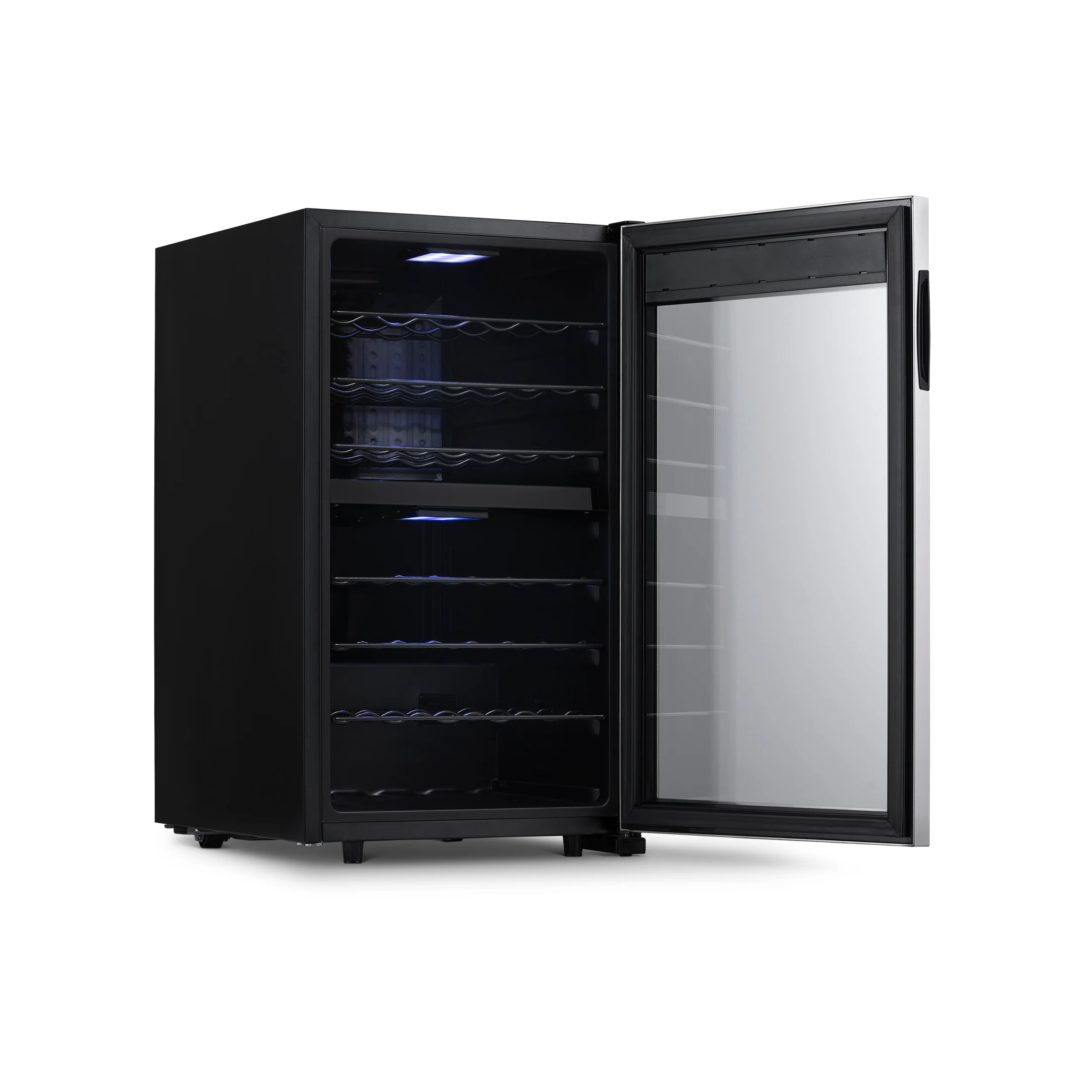 2025 Refrigerador de Vinos Independiente Newair® de Acero Inoxidable – 43 Botellas – 18,9