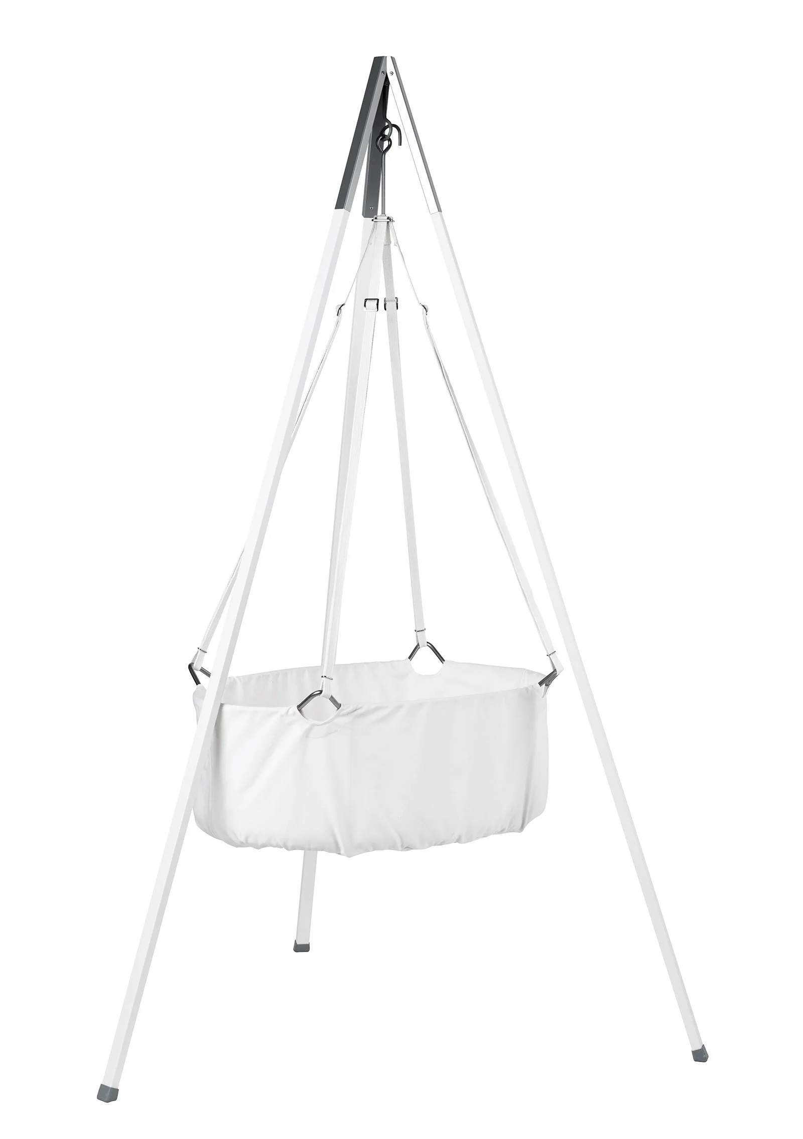 2025 Conjunto cuna 'Classic' con soporte blanco/blanco