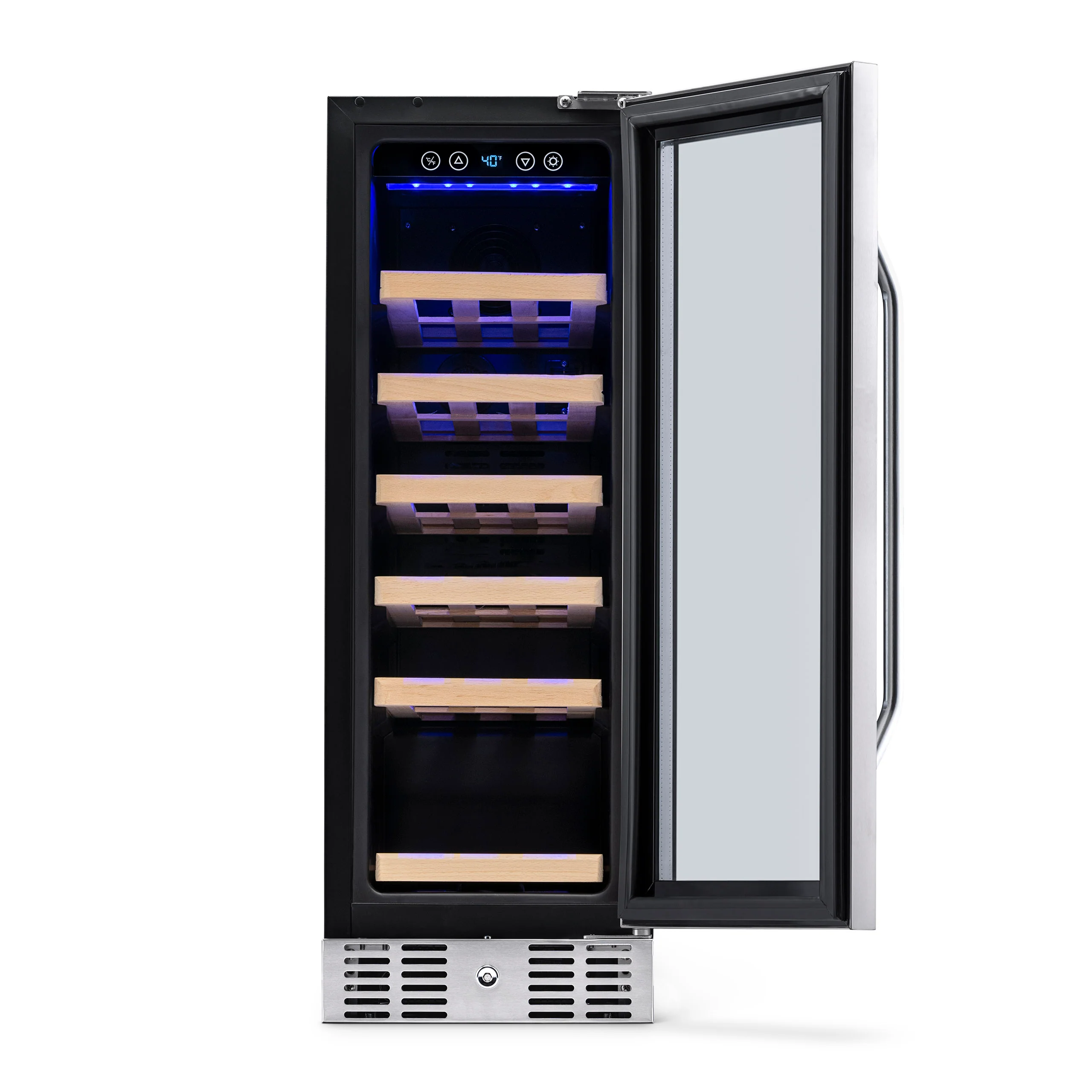 2025 Refrigerador de Vinos Empotrable Newair – Acero Inoxidable