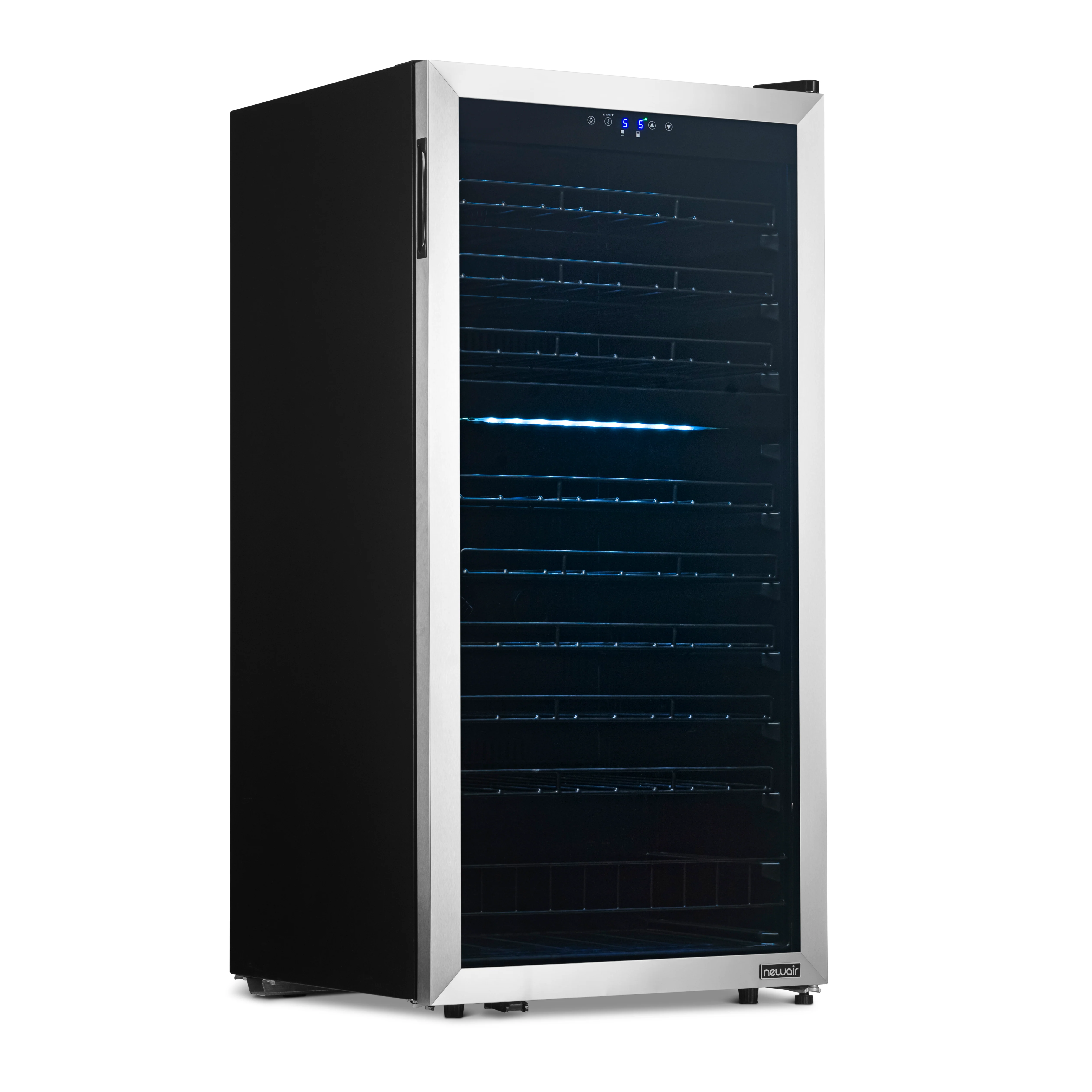 2025 Refrigerador de Vinos Independiente Newair® de Acero Inoxidable – 76 Botellas – 23