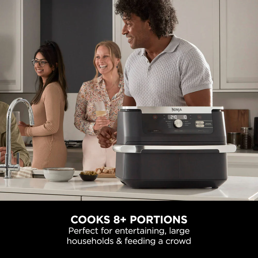 2025 Freidora de Aire Caliente Ninja Foodi FlexDrawer AF500UK 10,4L - Negro – Liquidación