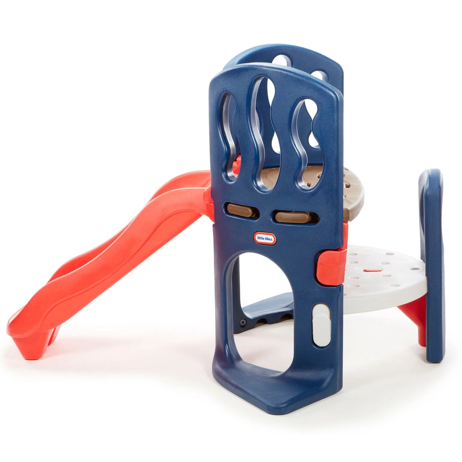 Little Tikes Hide & Slide Climber, Azul y Rojo - Juguete para trepar y tobogán para niños de 2 a 6 años