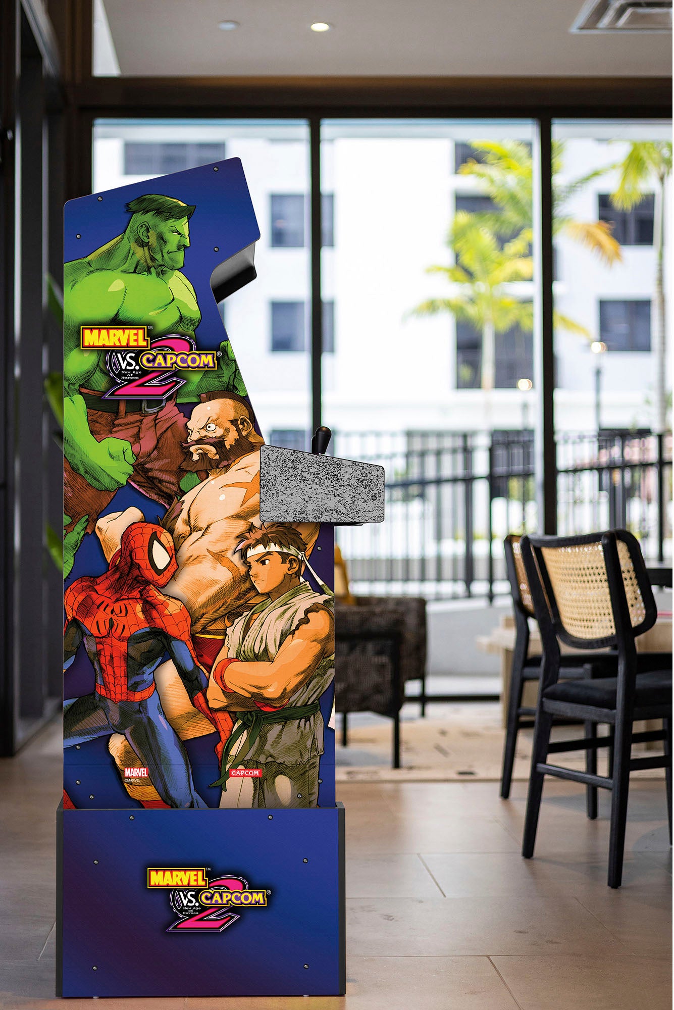 Arcade1Up – Máquina Arcade Marvel Vs Capcom 2 con Marquesina Iluminada