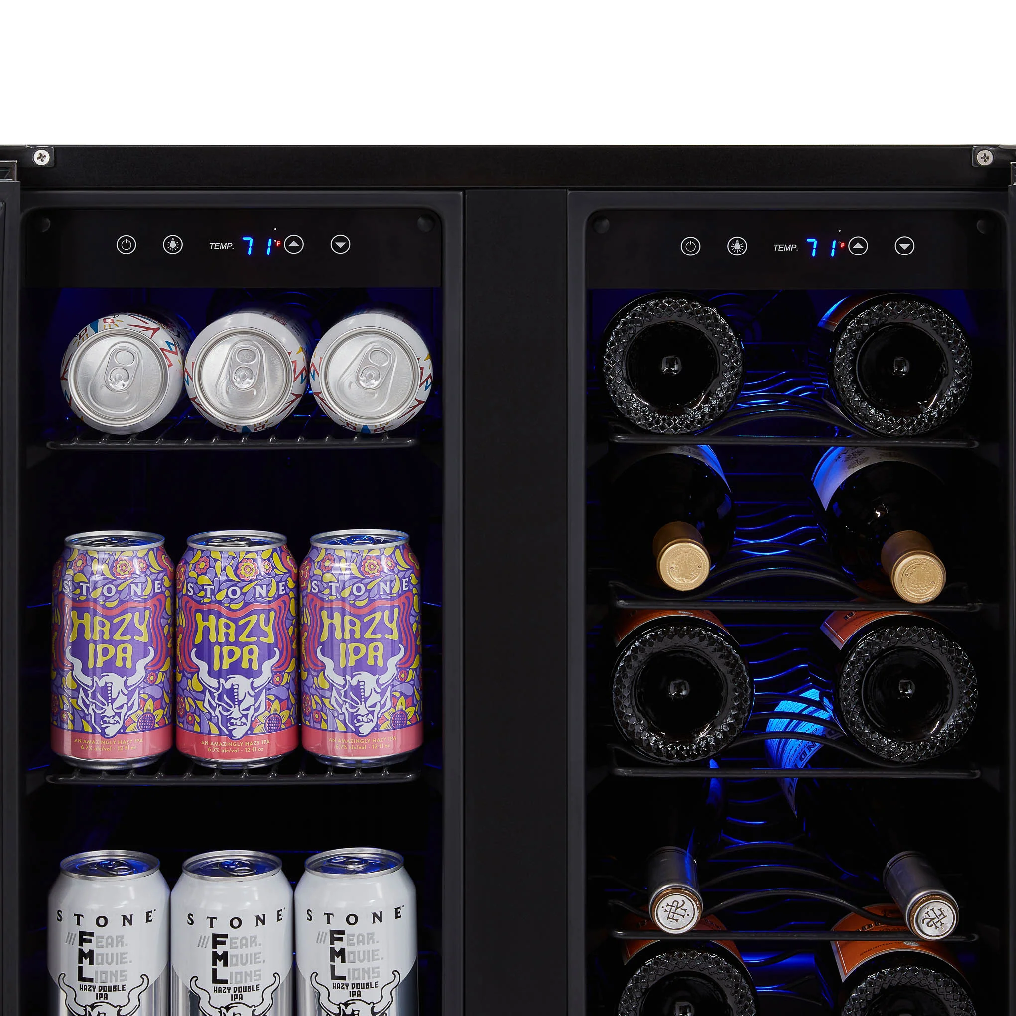 2025 Newair® Refrigerador Empotrable de Doble Zona – 60 Latas y 18 Botellas – 24