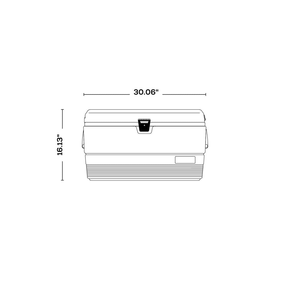 2025 Cooler Marino Ultra Resistente Blanco de 72qt