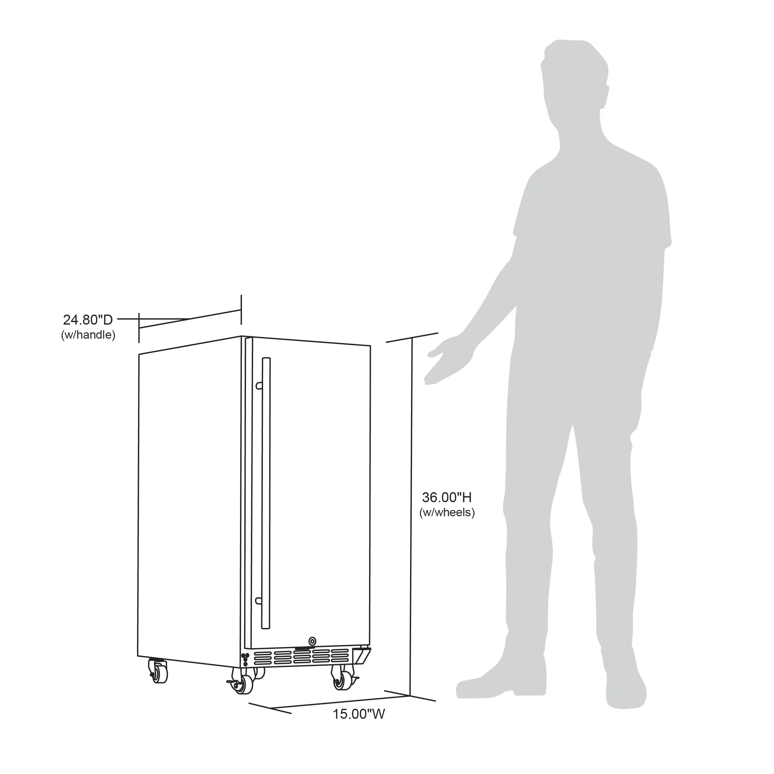 2025 Newair® Refrigerador Empotrable para Exteriores – 90 Latas – 15 Pulgadas