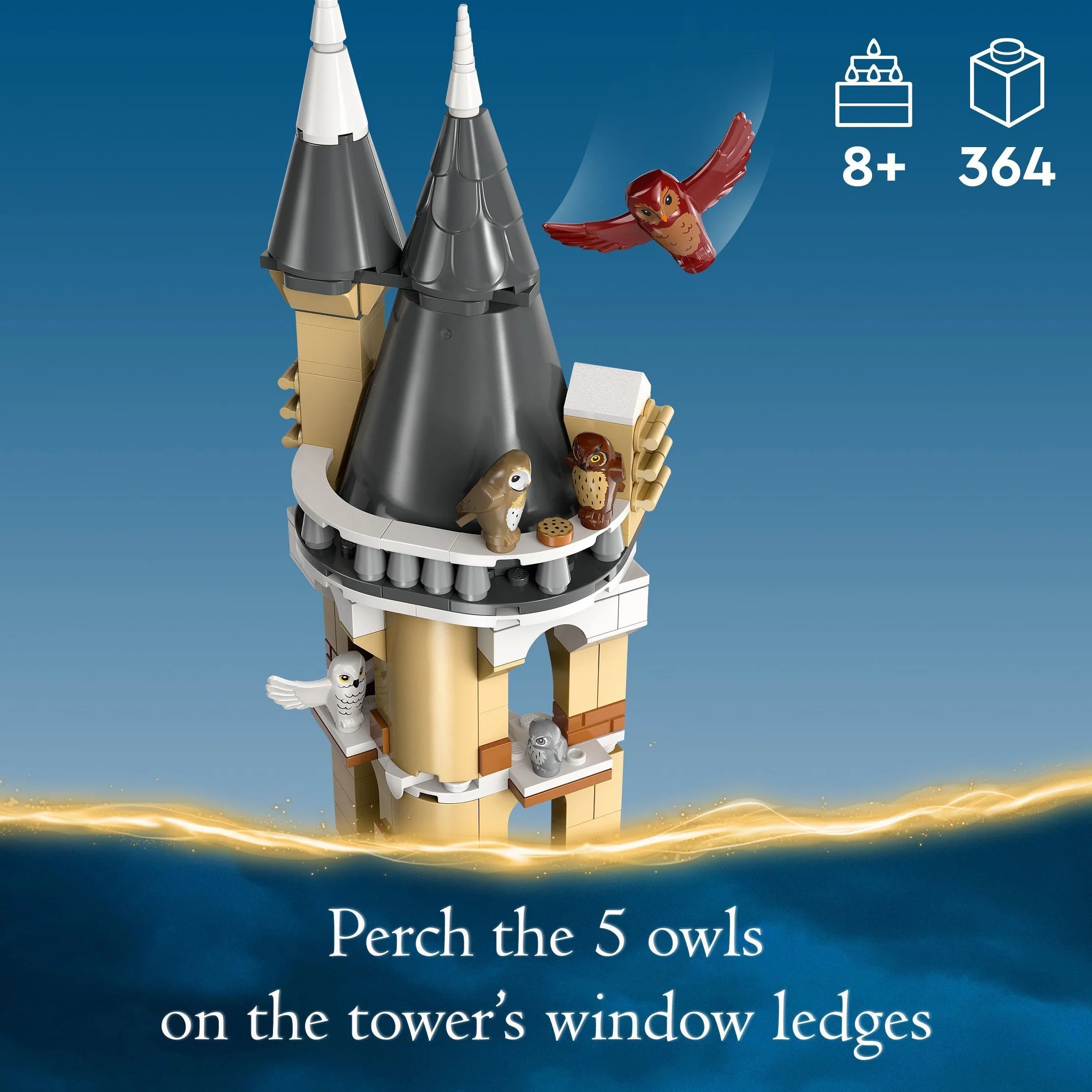 Harry Potter Castillo de Hogwarts Torre del Búho Juego de Construcción 76430