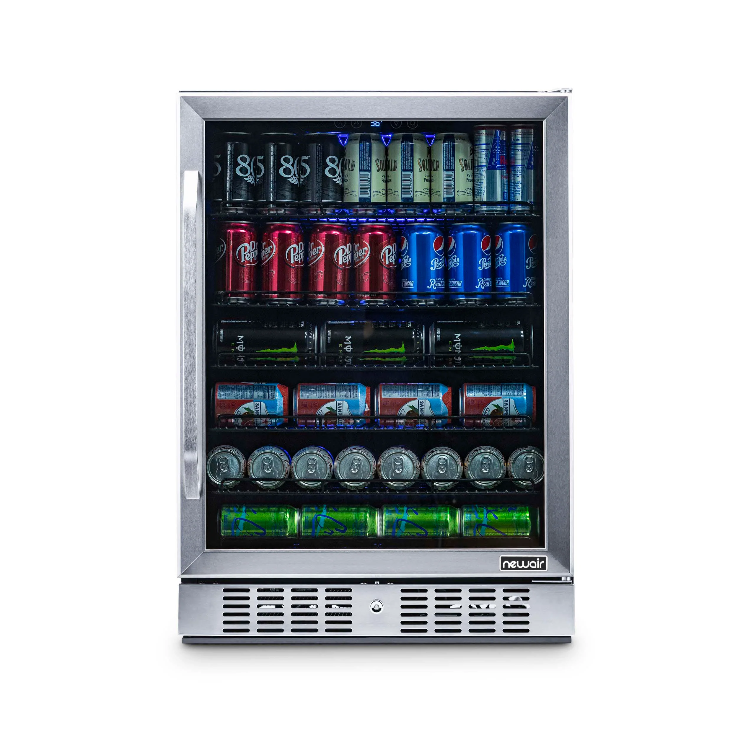 2025 Newair® Refrigerador de Bebidas Empotrable de Acero Inoxidable – 177 Latas – 24