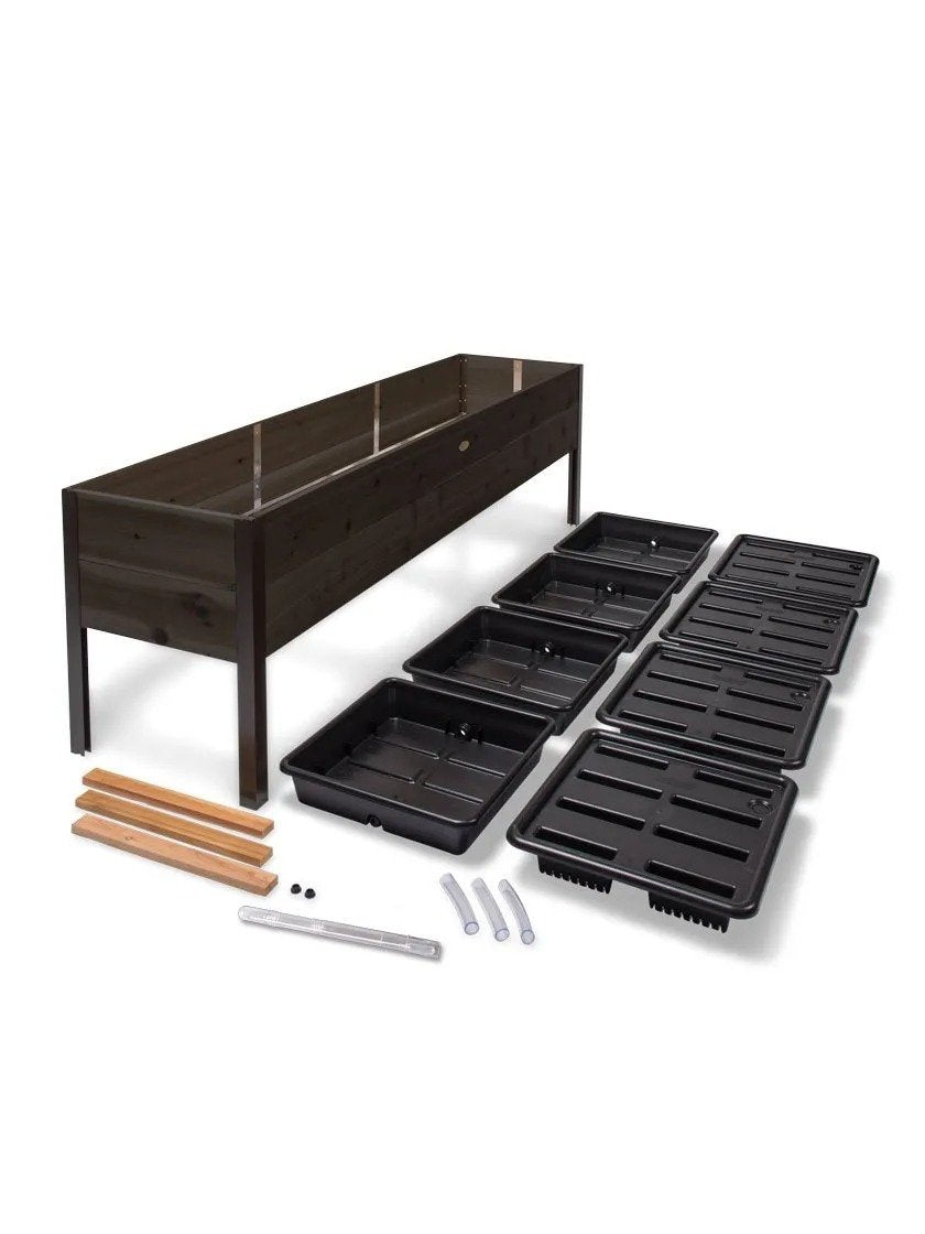 Oferta especial hoy en Mart: Últimos 30 juegos de maceteros elevados ecológicos con riego automático y acabado teñido