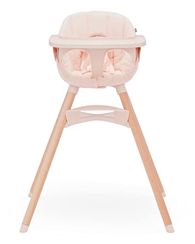 2025 Lalo The Chair Convertible 3-en-1 – Silla Alta de Madera para Bebés y Niños, con Bandeja Apta para Lavavajillas y Reposapiés Ajustable – Color Licorice