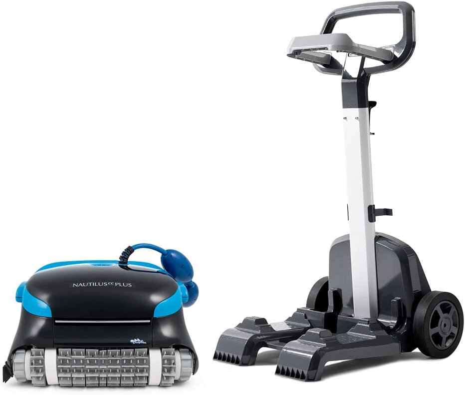 2025 Limpiador Robótico de Piscina Dolphin Nautilus CC para Piscinas de hasta 33 Pies – Cepillo de Escalado de Paredes