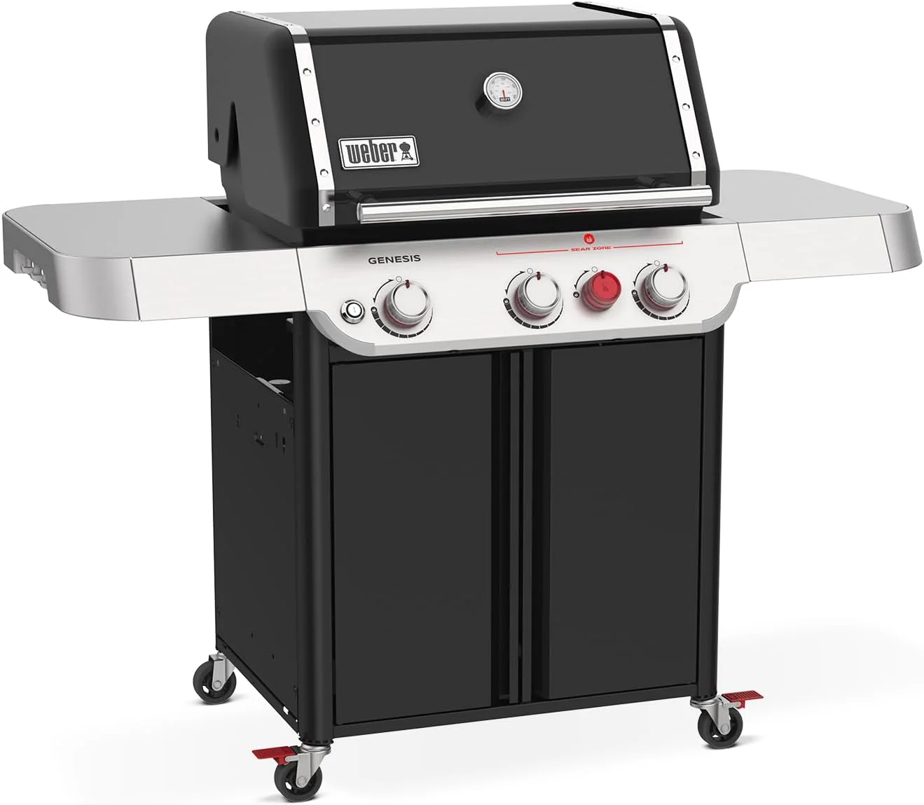 2025 Weber Genesis E-325 a gas propano, color negro