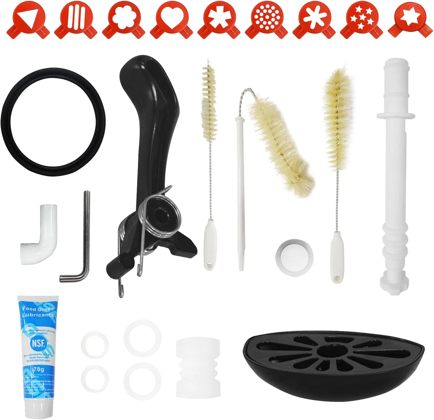 Máquina de helado italiano GSEICE – Capacidad de 12 L (3,2 galones), monofunción, de instalación libre con función de preenfriamiento – Ideal para el hogar, escuelas, tiendas o uso comercial