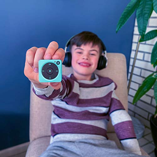 Reproductor de Música Mighty Vibe para Spotify y Amazon Music – Compatible con Auriculares Bluetooth y con Cable – Almacena más de 1,000 Canciones – No Necesita Teléfono – Color Azul