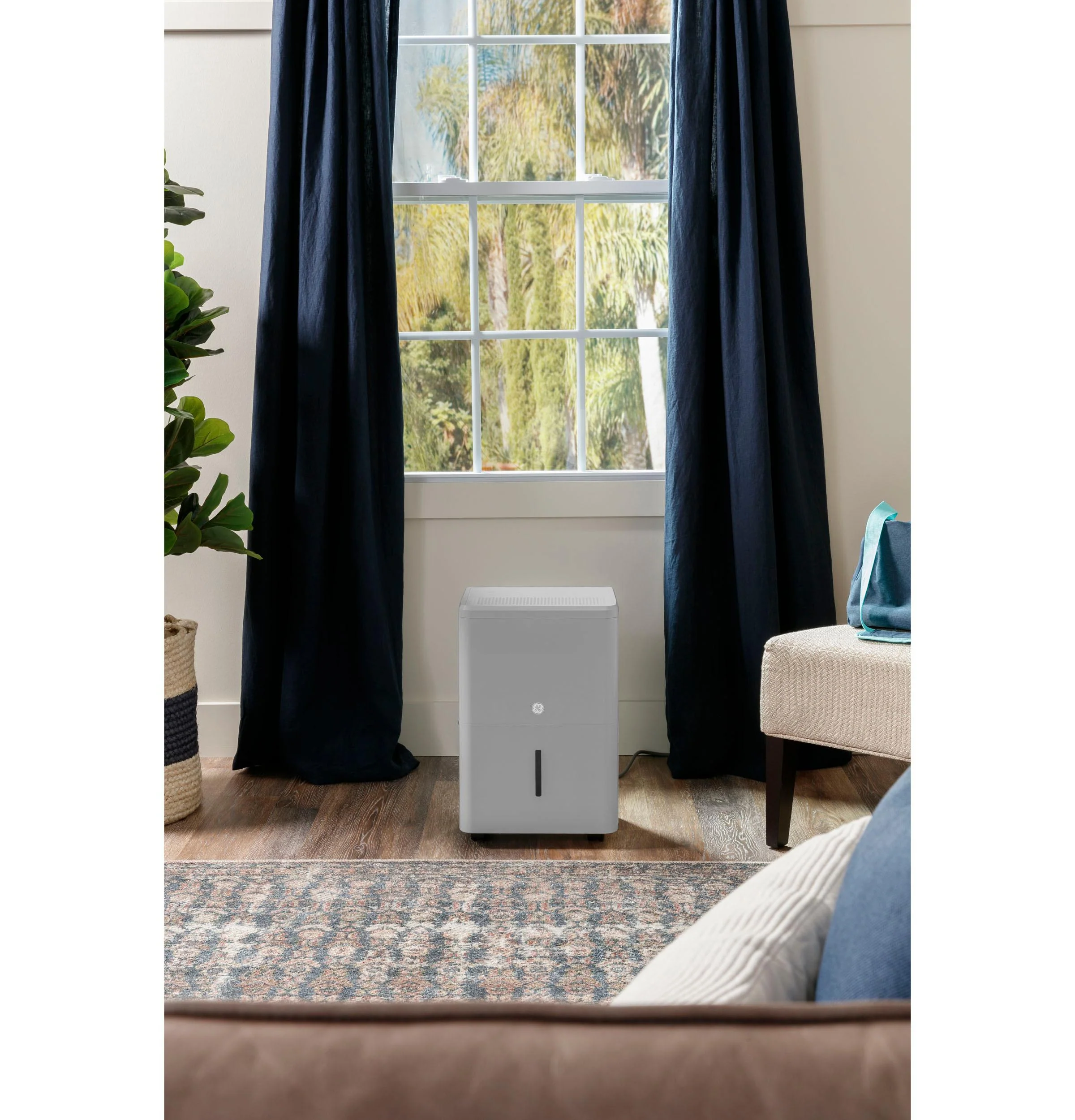 2025 GE Appliances ADHR50LB – Deshumidificador Portátil Certificado Energy Star® con Smart Dry para Espacios Húmedos