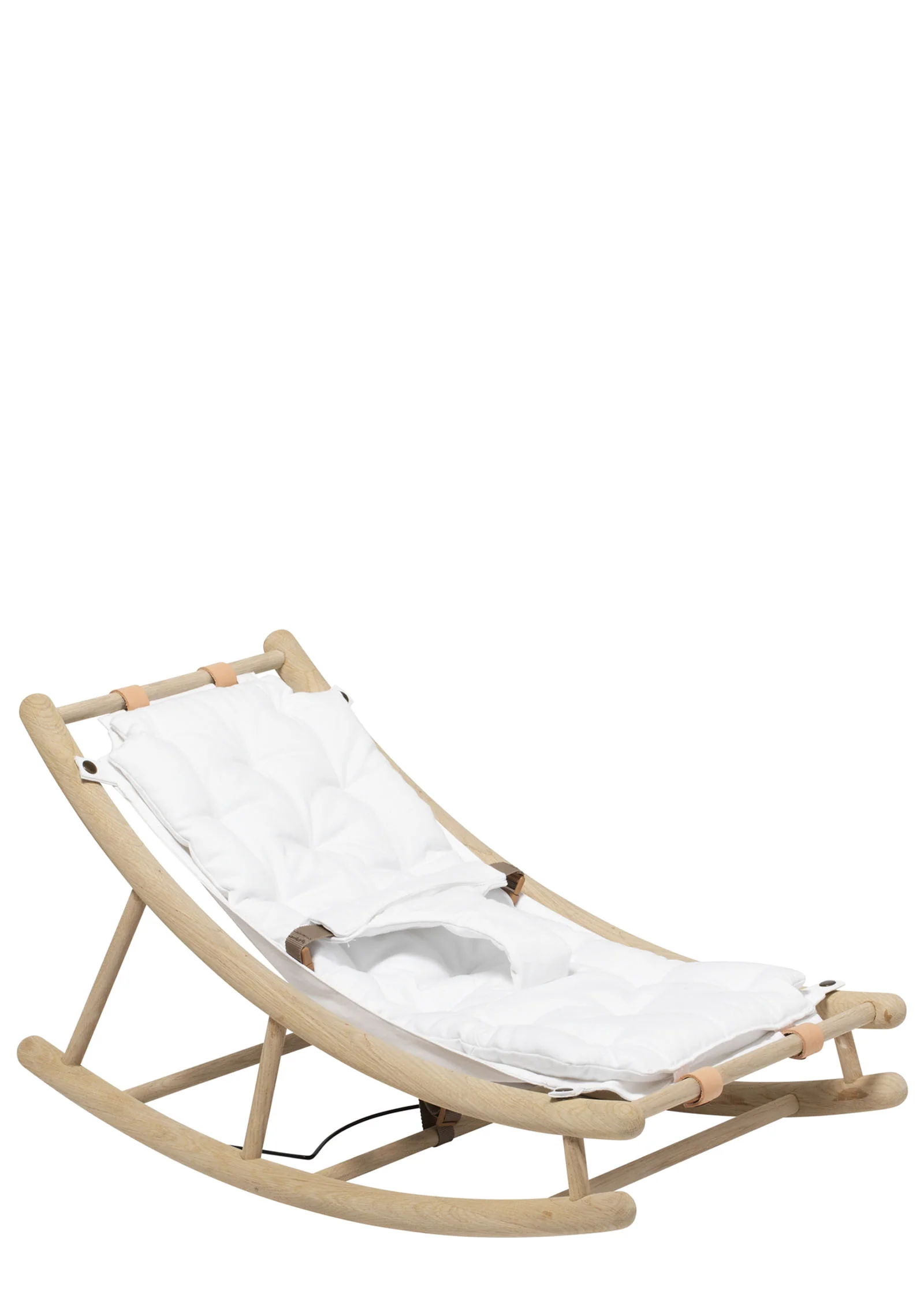 2025 Hamaca para bebé y niño pequeño 'Wood' roble / blanco