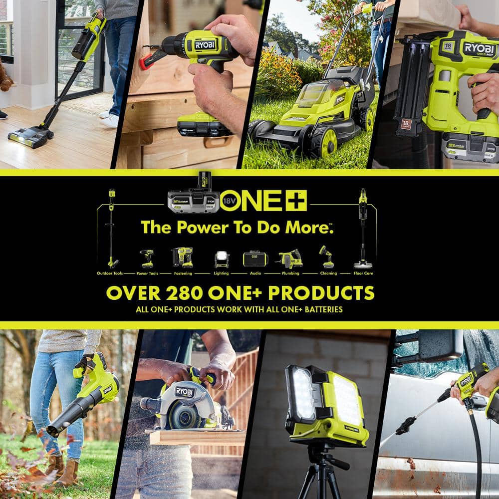 2025 Kit combinado RYOBI ONE+ 18V inalámbrico con 6 herramientas, baterías y cargador