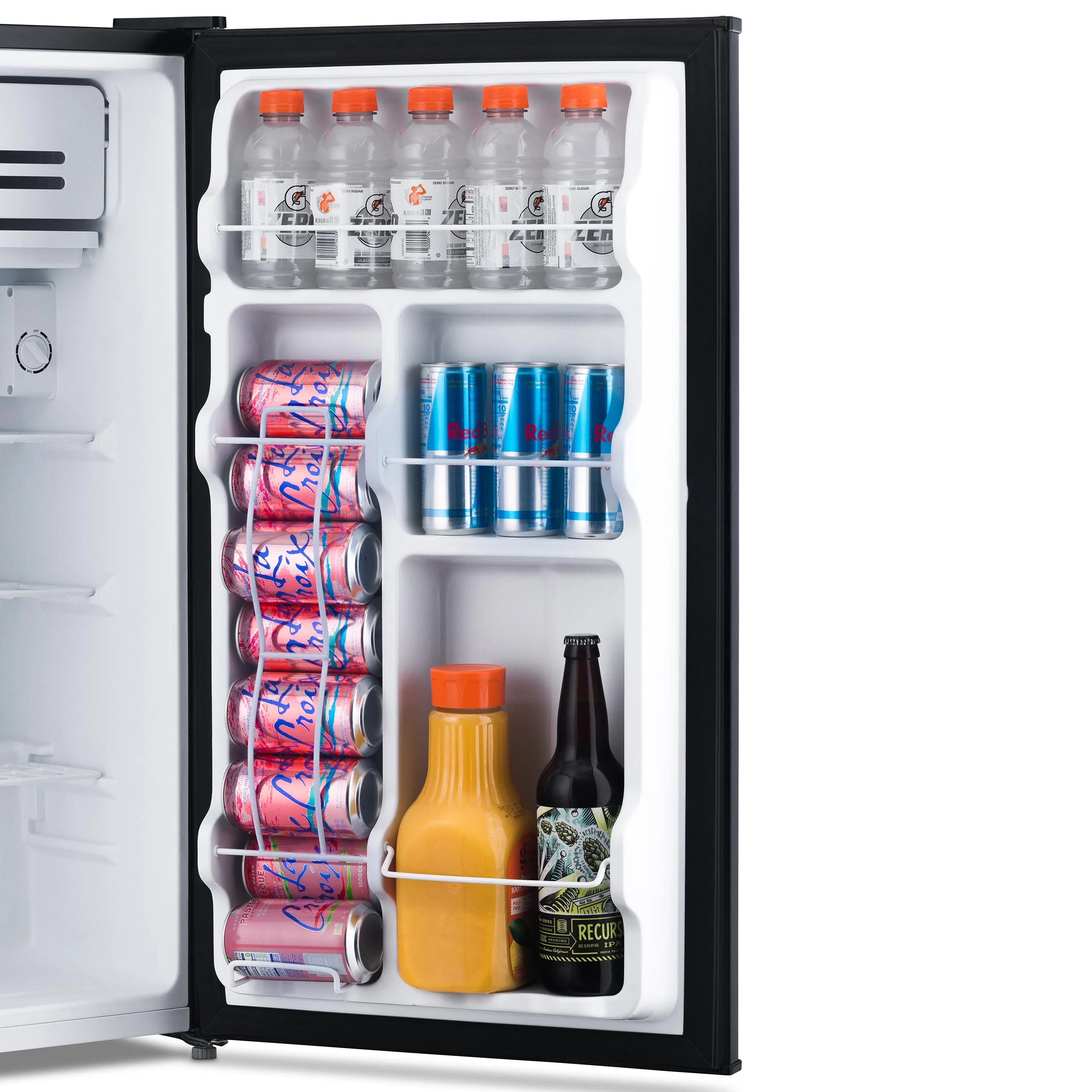 2025 Refrigerador Mini Bar Compacto Newair con Congelador – Negro (3,3 pies³)