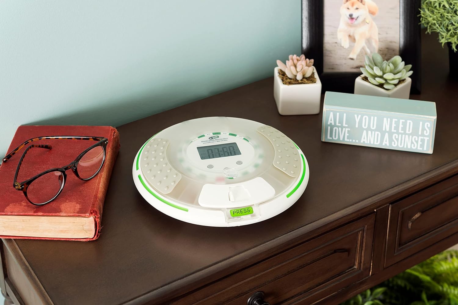 e-Pill Voice - Dispensador Automático de Pastillas con Cerradura - Recuerda con Voz Amigable