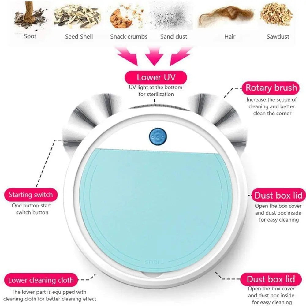 2025 Robot Aspiradora y Limpiadora Automática Inalámbrica Intelli-Kleen