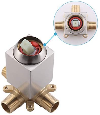 Grifo de Ducha KES Negro con Válvula de Ducha y Cabezal de Lluvia