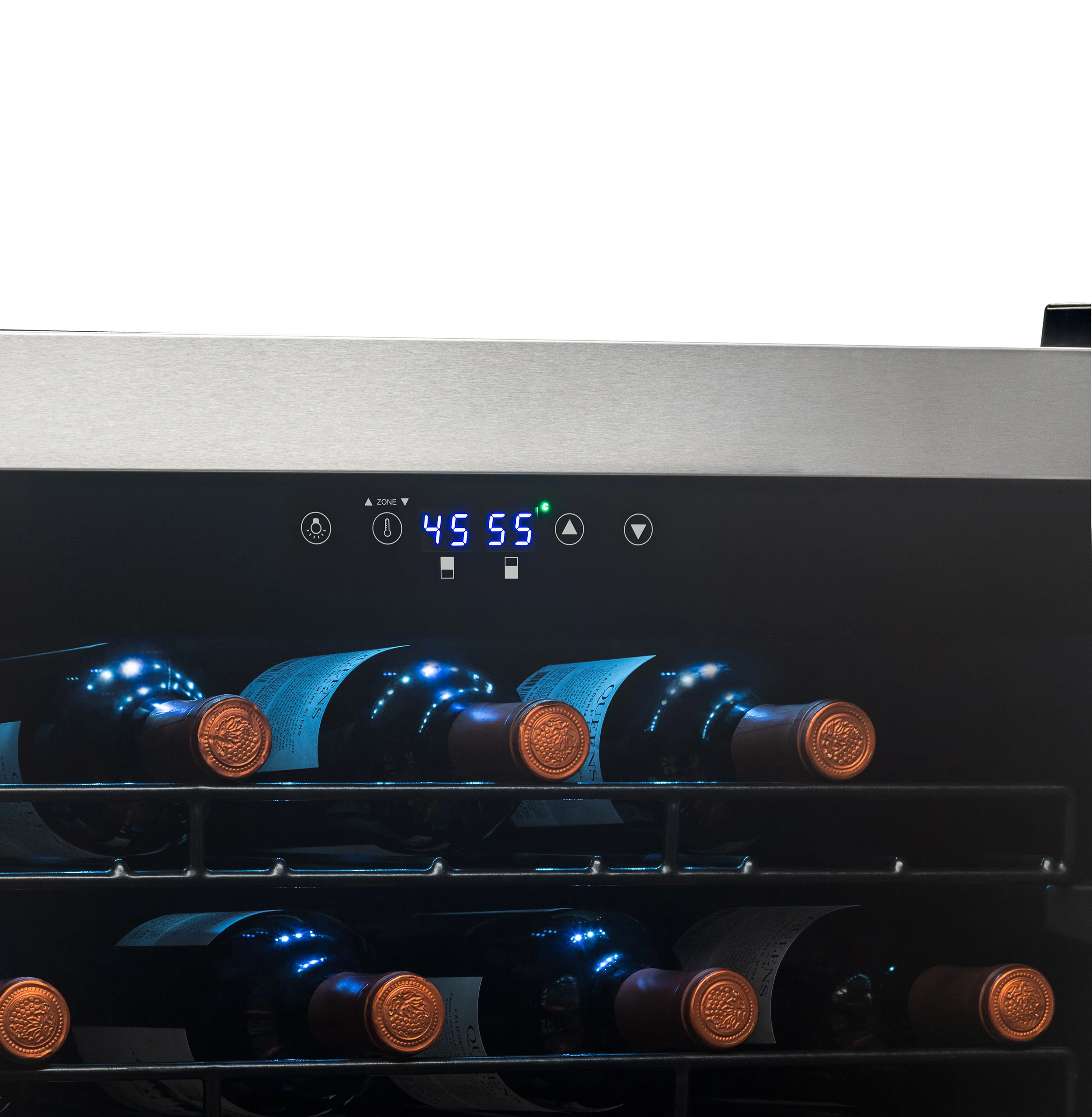 2025 Refrigerador de Vinos Independiente Newair® de Acero Inoxidable – 76 Botellas – 23