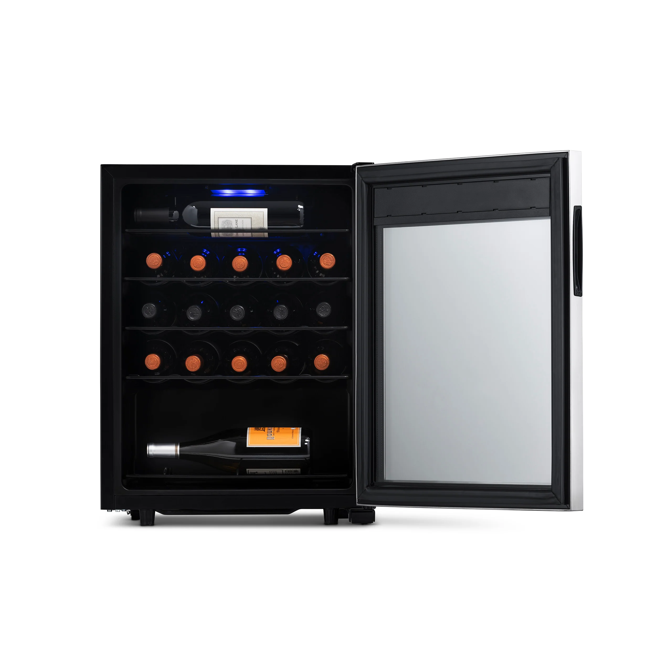 2025 Refrigerador de Vinos Independiente Newair® de Acero Inoxidable – 23 Botellas – 18,9