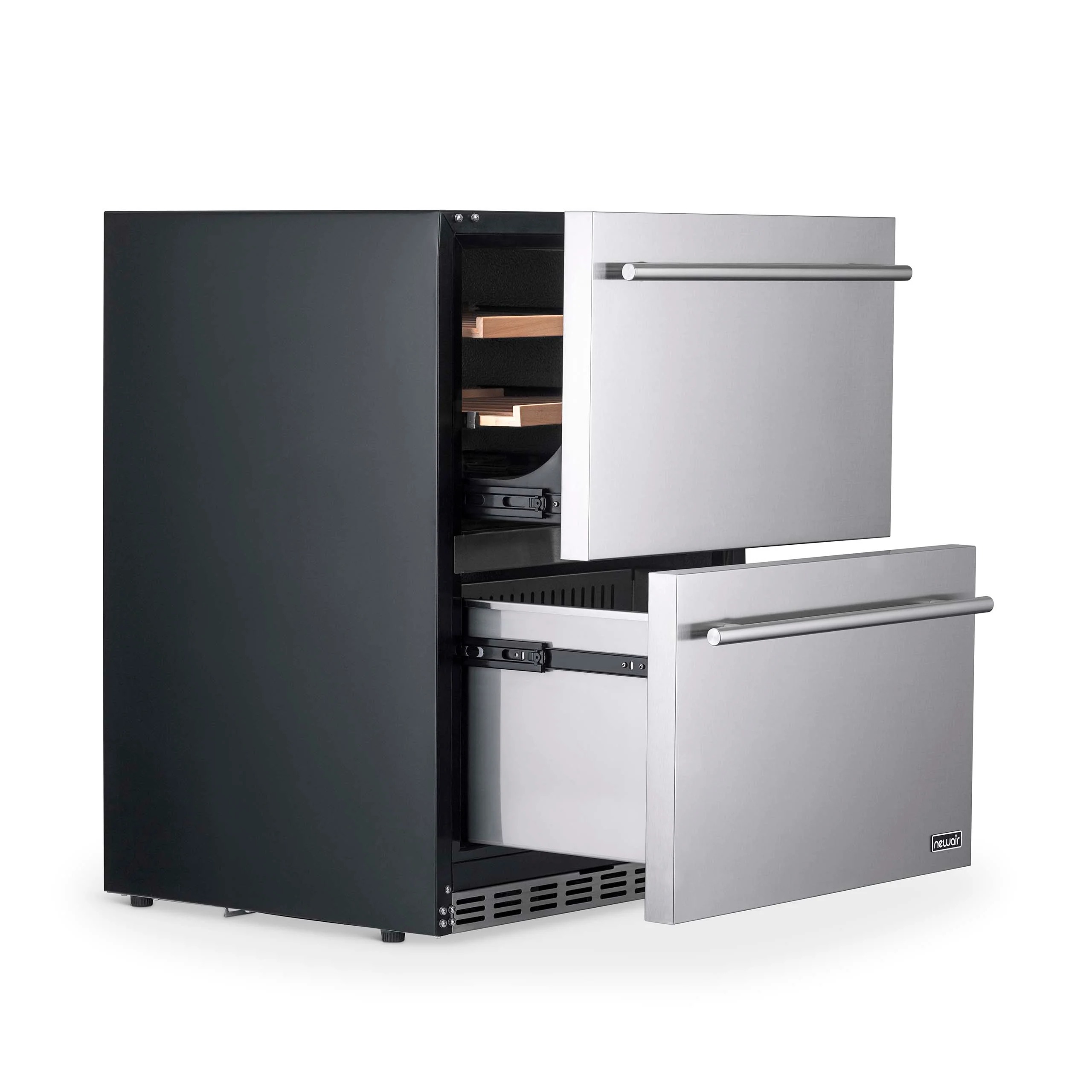 2025 Newair® Refrigerador de Bebidas Empotrable para Interior/Exterior - 80 Latas, 20 Botellas - 24”