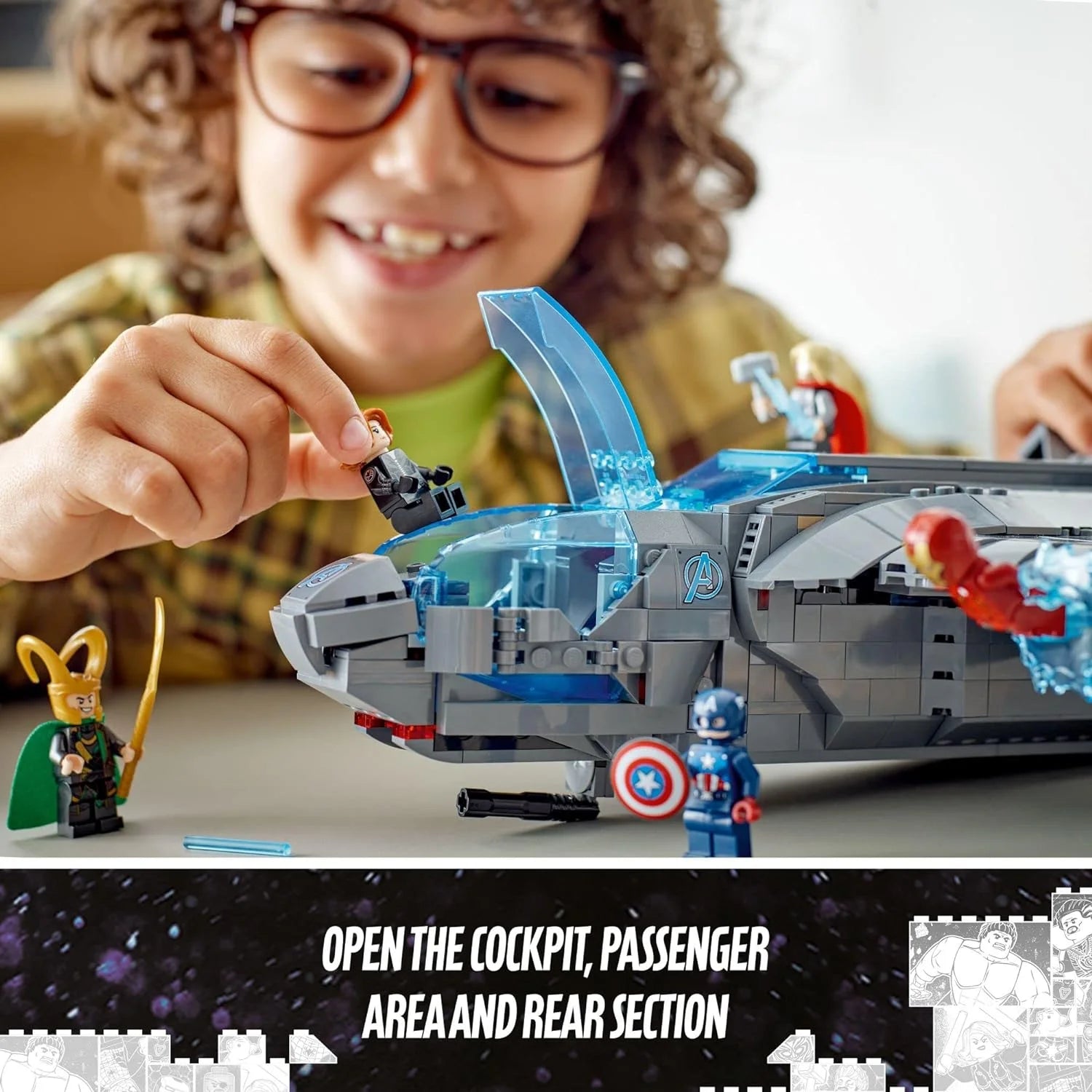 Lego Marvel Los Vengadores Quinjet 76248
